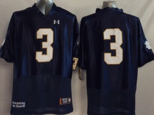 Men's Notre Dame Fighting Irish Joe Montana Navy Player Game Jersey