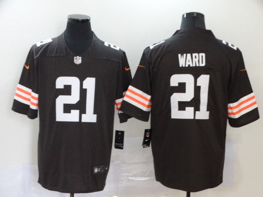 Men's Cleveland Browns Denzel Ward Brown Game Jersey