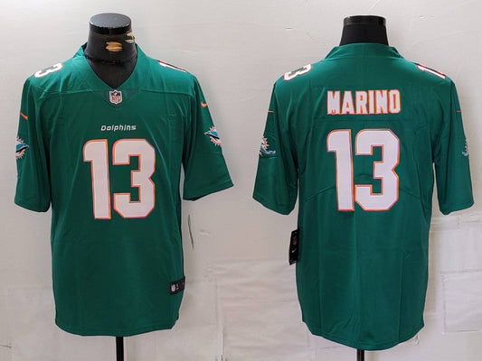 Men's Miami Dolphins Dan Marino Green Game Jersey