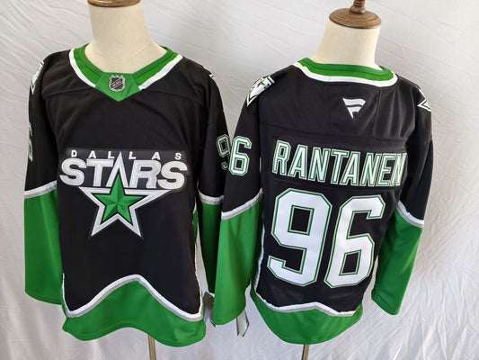 Men's Dallas Stars Mikko Rantanen #96 Fanatics Black Premium Player Jersey