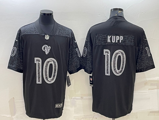 Men's Los Angeles Rams Cooper Kupp Black RFLCTV Limited Jersey