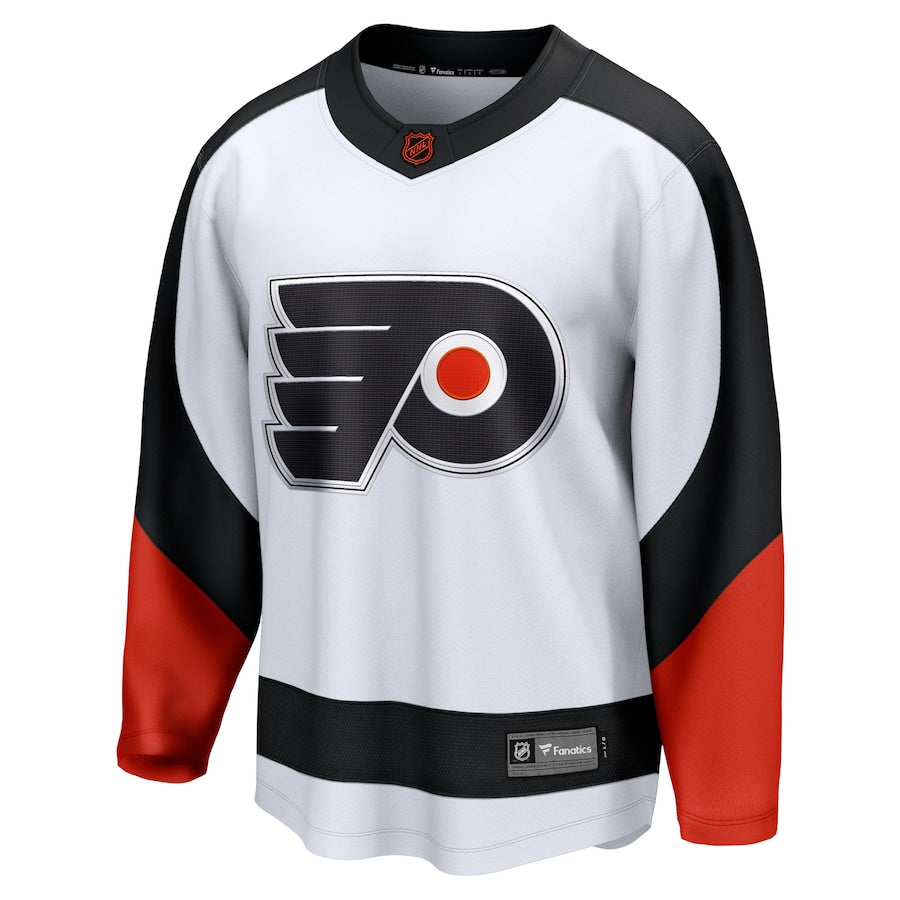 Custom Men's Philadelphia Flyers Fanatics White Special Edition 2.0 Breakaway Blank Jersey