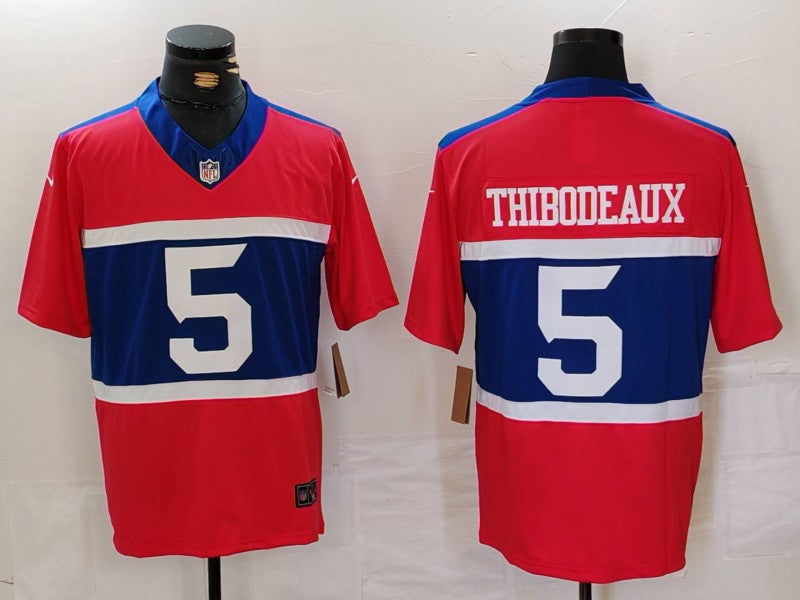 Men's New York Giants Kayvon Thibodeaux Century Red Alternate Player Game Jersey