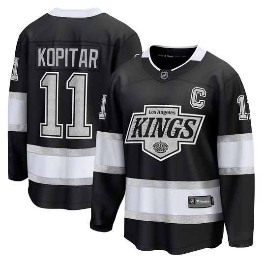 Men's Los Angeles Kings Anze Kopitar Fanatics Black Home Breakaway Player Jersey