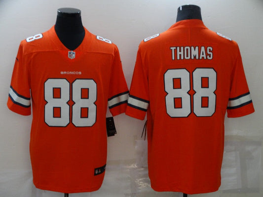 Men's Denver Broncos Demaryius Thomas Orange Game Player Jersey