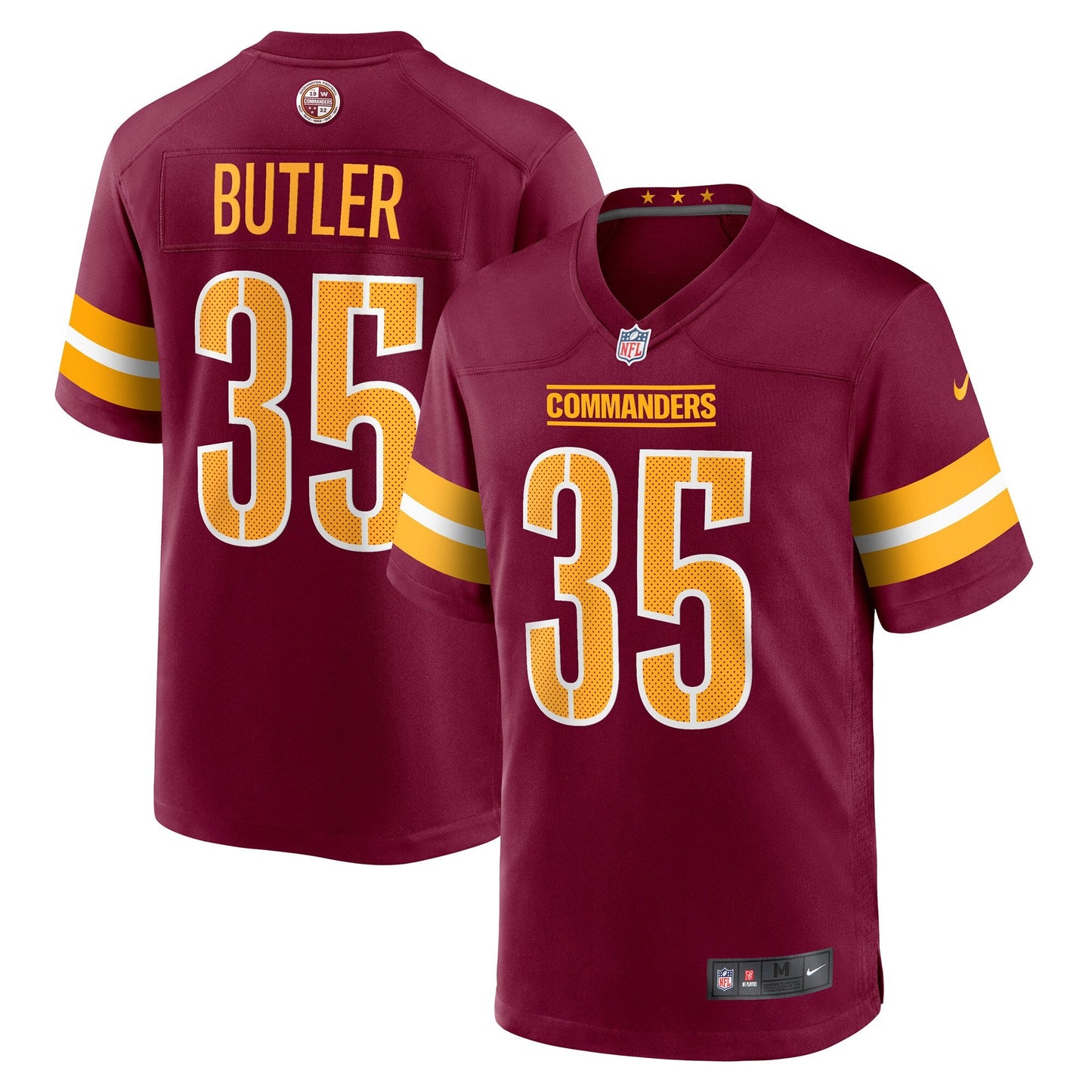 Washington Commanders Percy Butler Burgundy Player Game Jersey