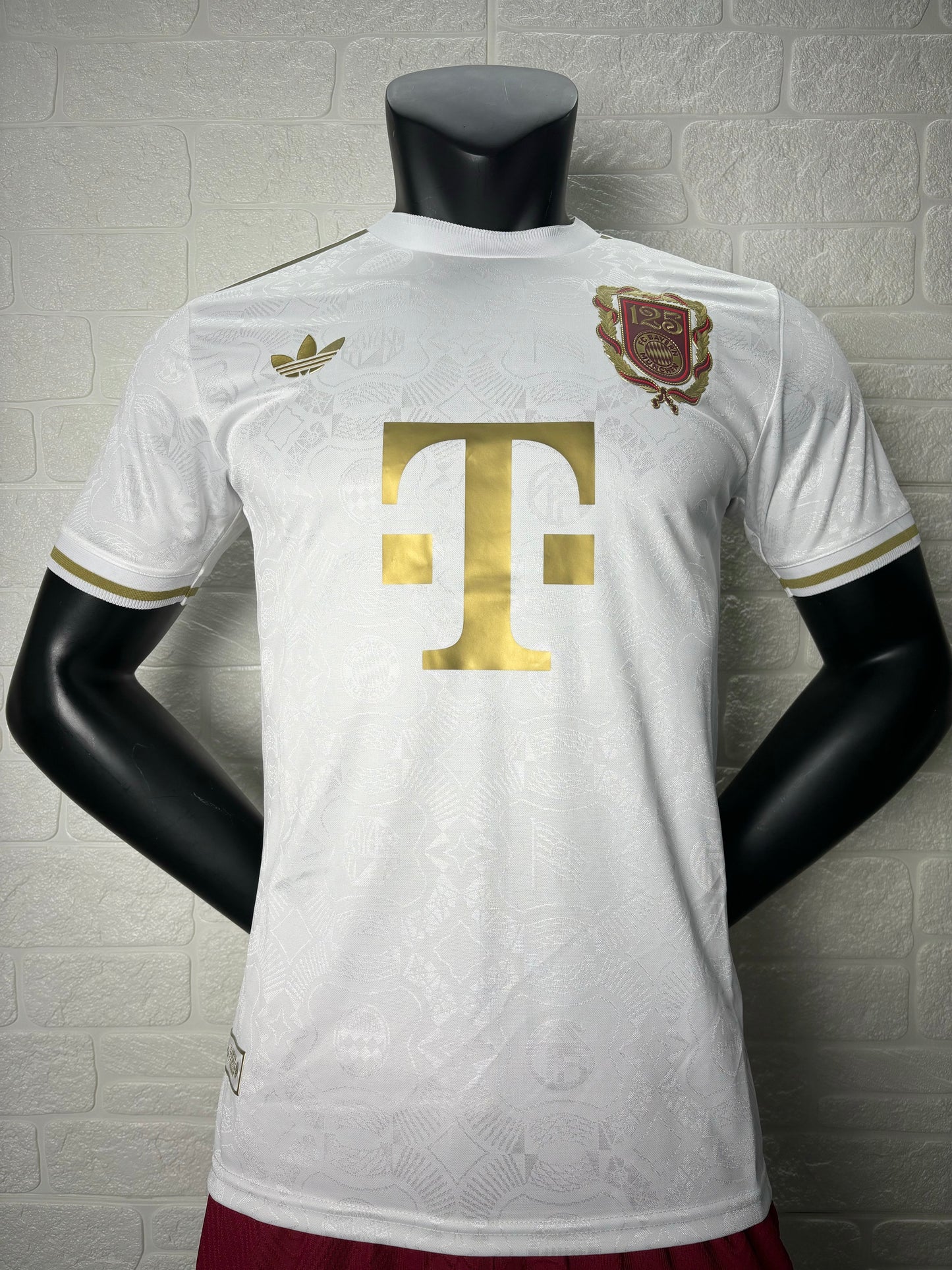 2025-26 Bayern Munich 125th Anniversary Edition White Player Version Jersey