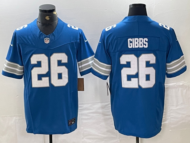 Men's Detroit Lions Jahmyr Gibbs Blue Vapor F.U.S.E. Limited Jersey