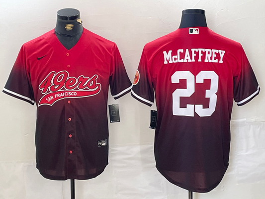 Men's San Francisco 49ers Christian McCaffrey Scarlet Player Jersey