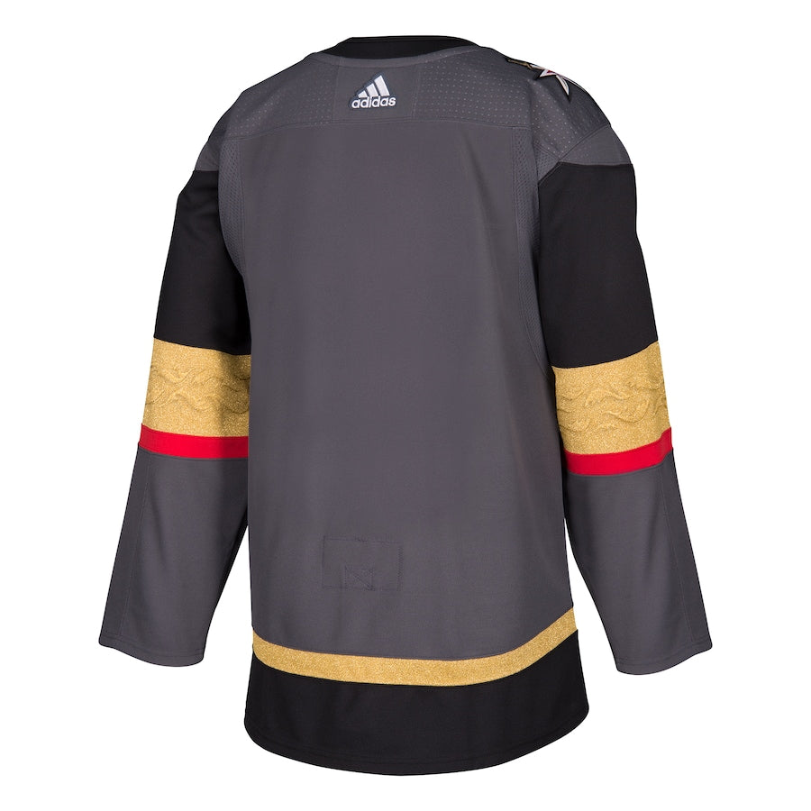 Custom Men's Vegas Golden Knights adidas Gray Alternate Blank Jersey