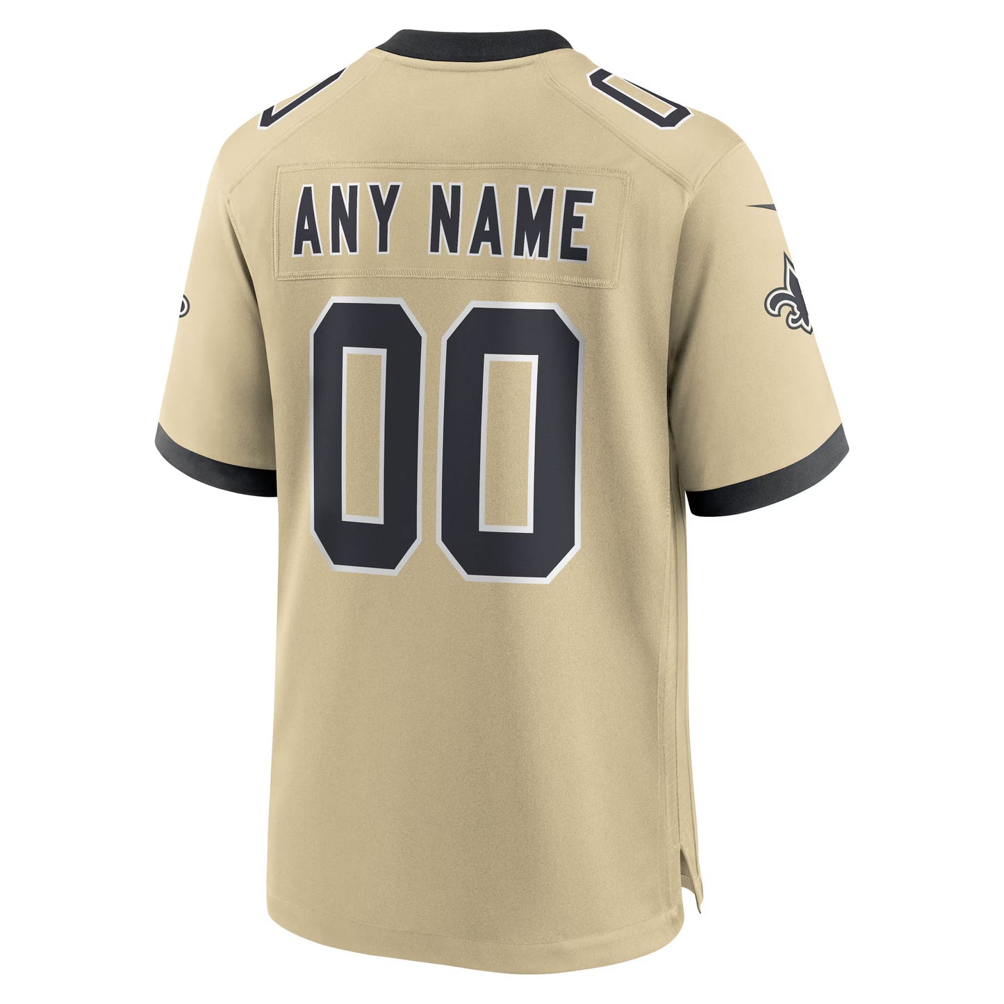 New Orleans Saints Gold Gameday Golds Alternate Custom Game Jersey