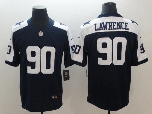 Men's Dallas Cowboys DeMarcus Lawrence Navy Alternate Limited Game Jersey