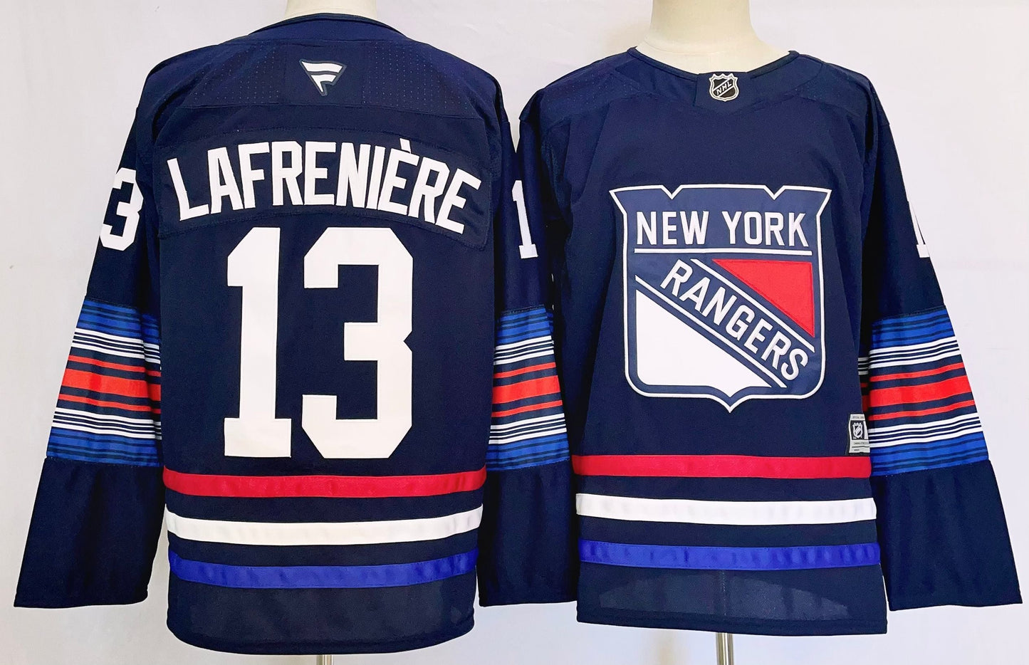 Men's New York Rangers Alexis Lafrenire #13 Fanatics Navy Player Jersey