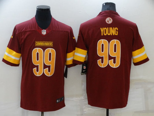 Men's Washington Commanders Chase Young Red Game Player Jersey