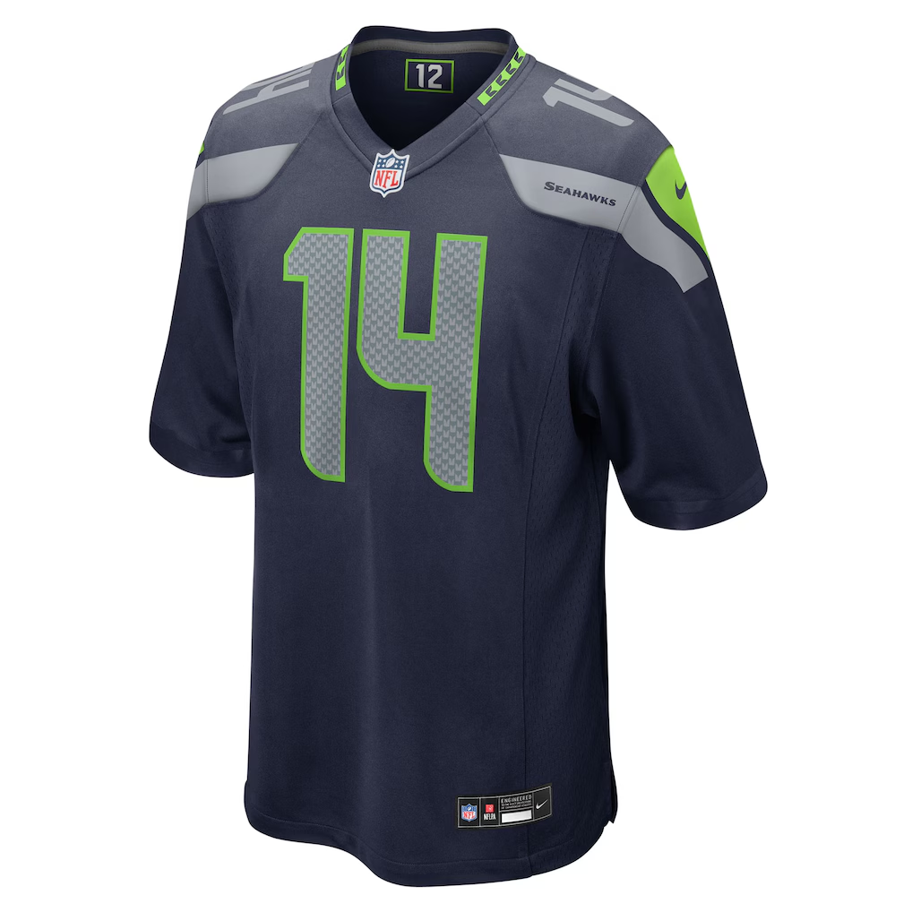 Men's Seattle Seahawks Sam Darnold Nike College Navy Team Game Jersey