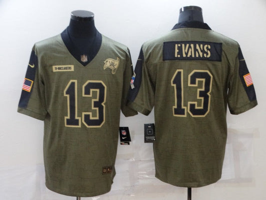 Men's Tampa Bay Buccaneers Mike Evans Brown Player Game Jersey