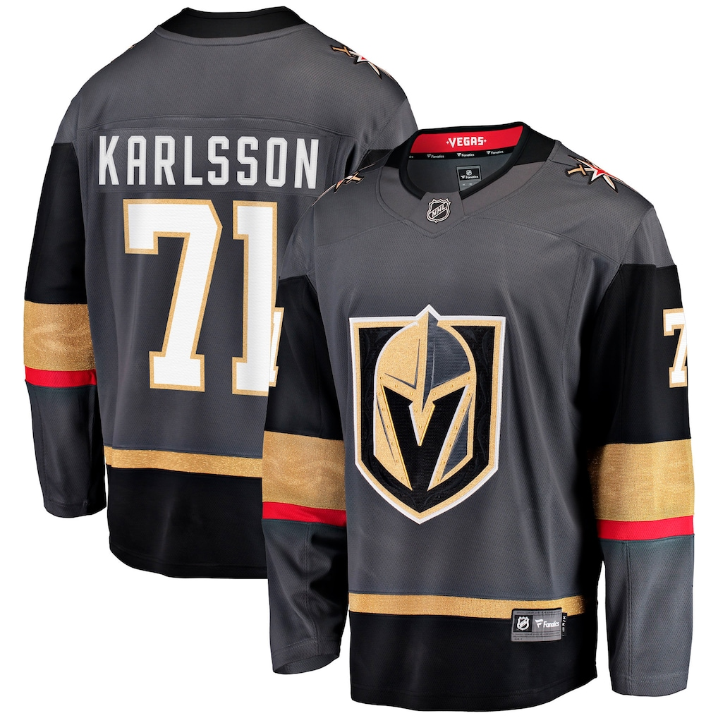 Men's Vegas Golden Knights William Karlsson Fanatics Gray Breakaway Jersey
