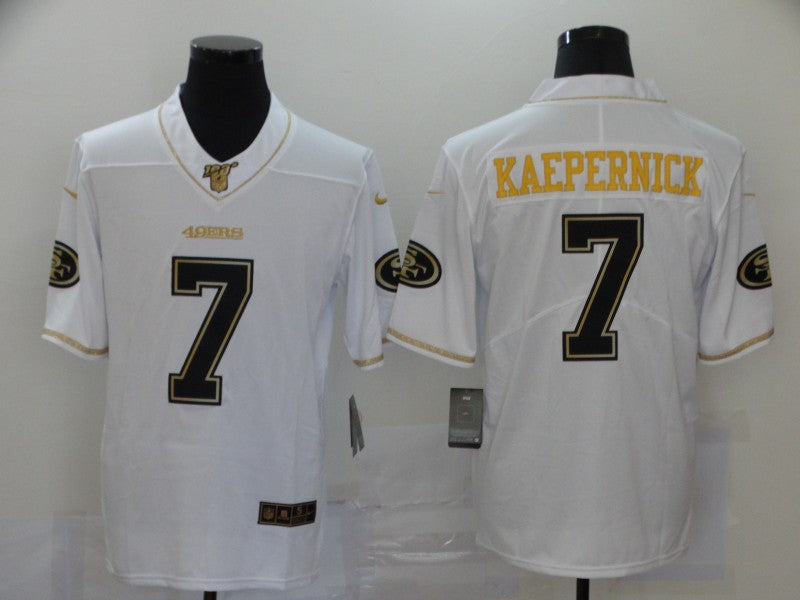 Men's San Francisco 49ers Colin Kaepernick #7 White Game Player Jersey1