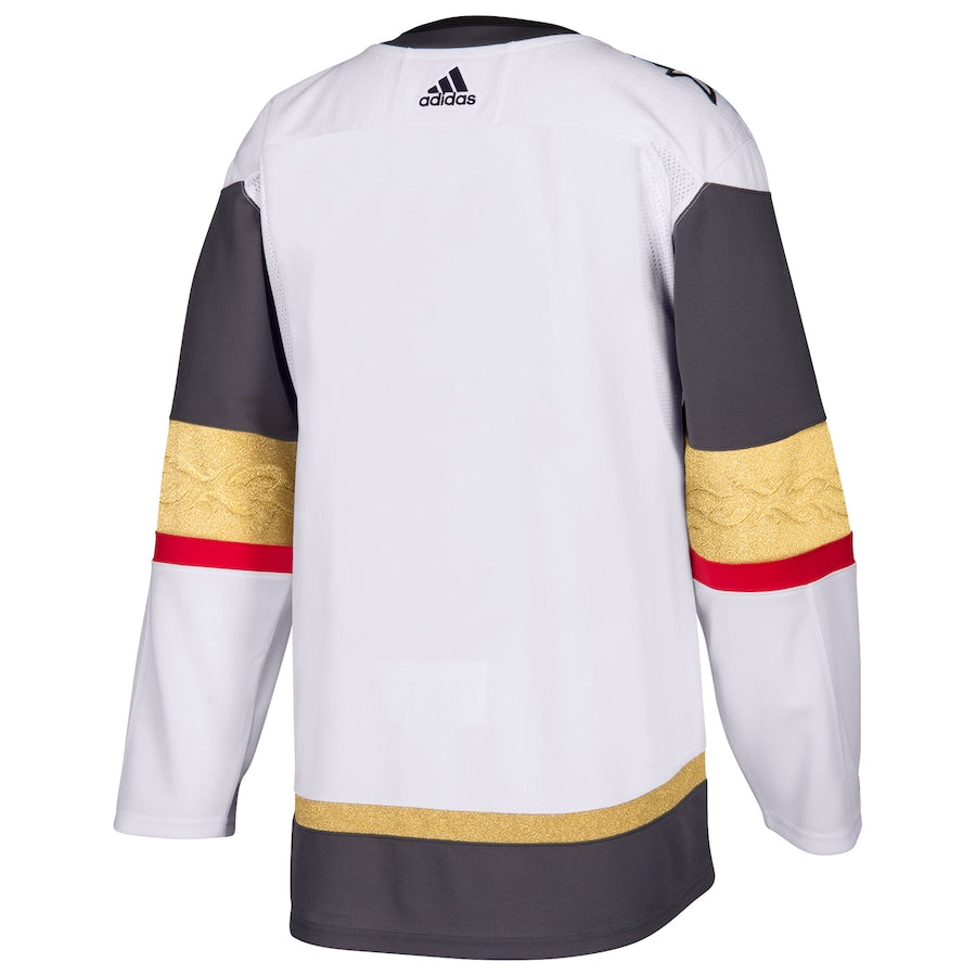Custom Men's Vegas Golden Knights adidas White Away Blank Jersey