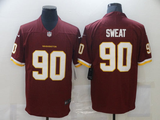 Men's Washington Commanders Montez Sweat Red Game Jersey