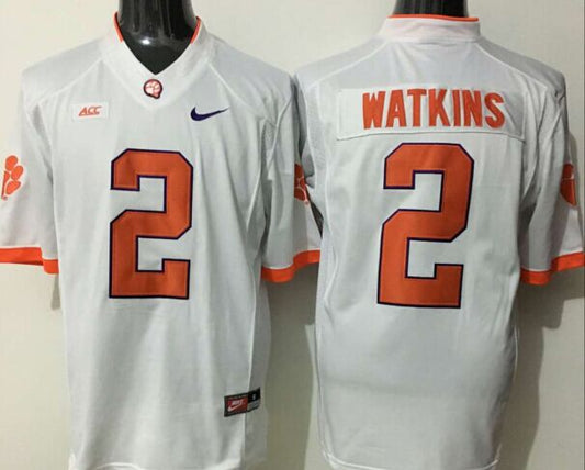 Men's Clemson Tigers Sammy Watkins White Game Jersey