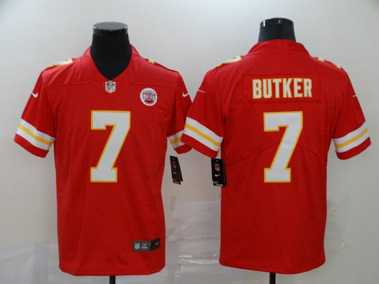 Men's Kansas City Chiefs Harrison Butker Red Game Jersey