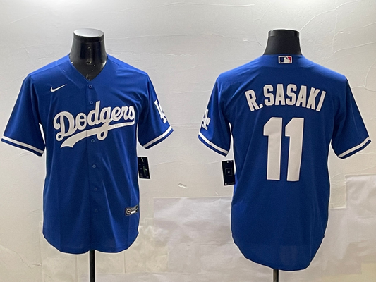 Men's Los Angeles Dodgers Roki Sasaki Royal Alternate Replica Team Jersey