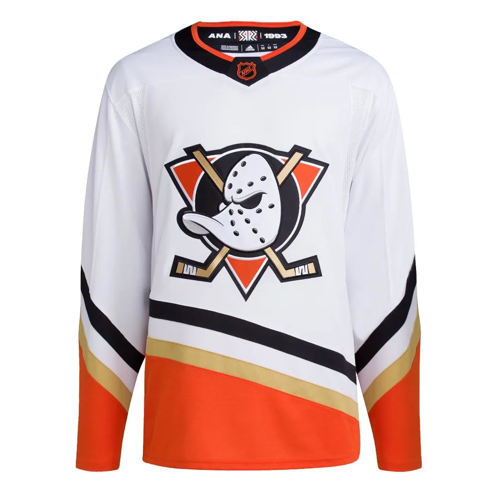 Custom Anaheim Ducks Jersey-White