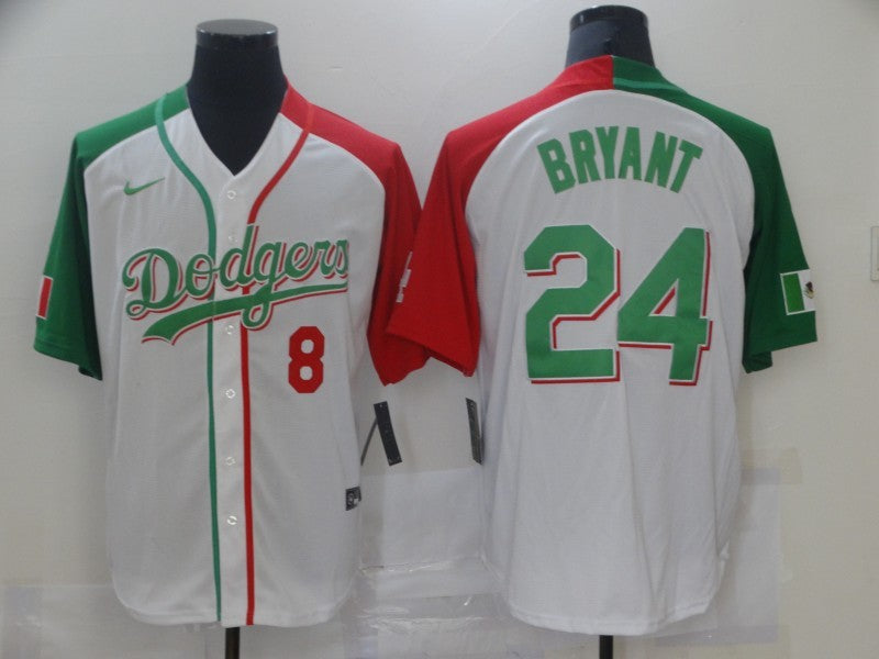 Men's Los Angeles Dodgers Kris Bryant -24 White Game Player Jersey