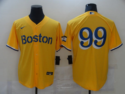 Men's Boston Red Sox Alex Verdugo Gold City Connect Replica Player Jersey