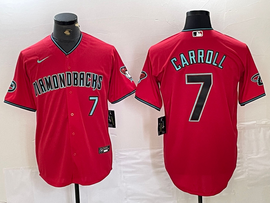 Men's Arizona Diamondbacks Corbin Carroll Red Replica Player Jersey