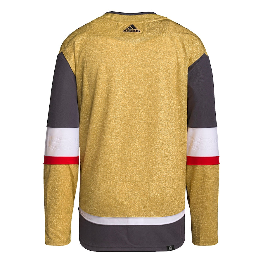 Custom Men's Vegas Golden Knights adidas Gold Home Primegreen Jersey