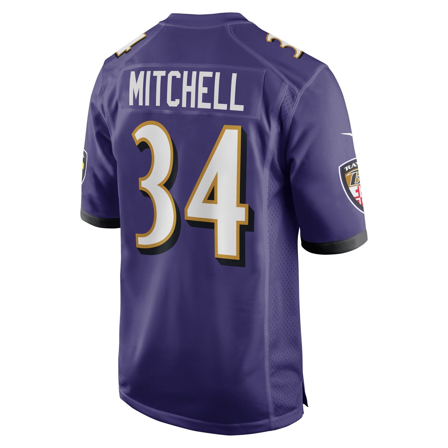 Baltimore Ravens Keaton Mitchell Purple Game Jersey
