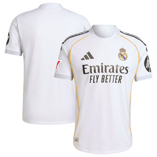 Adidas Real Madrid 2025/2026 Home Stadium Jersey - White
