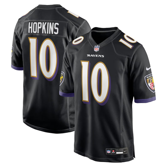 Baltimore Ravens DeAndre Hopkins Black Alternate Game Jersey