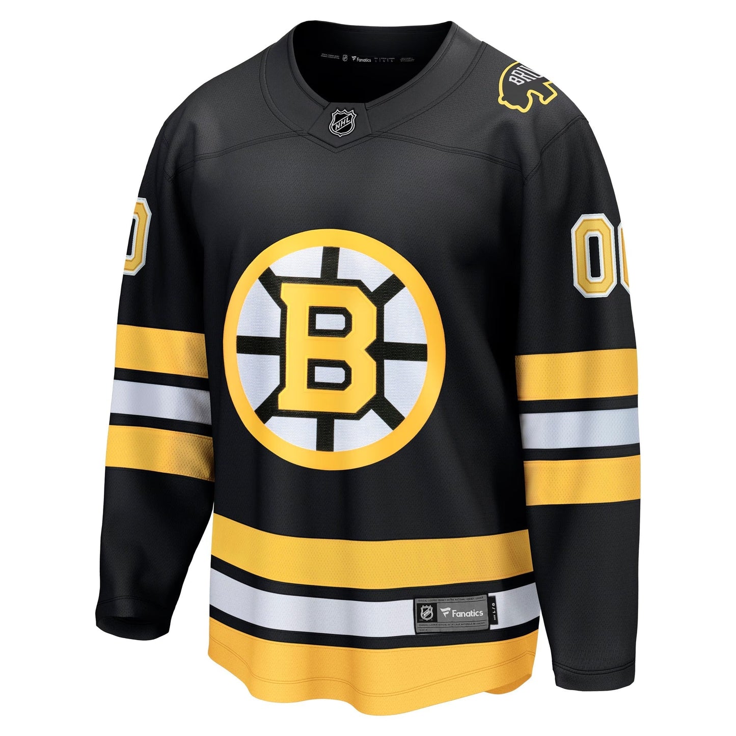 Boston Bruins Fanatics Home Breakaway Custom Jersey  Black