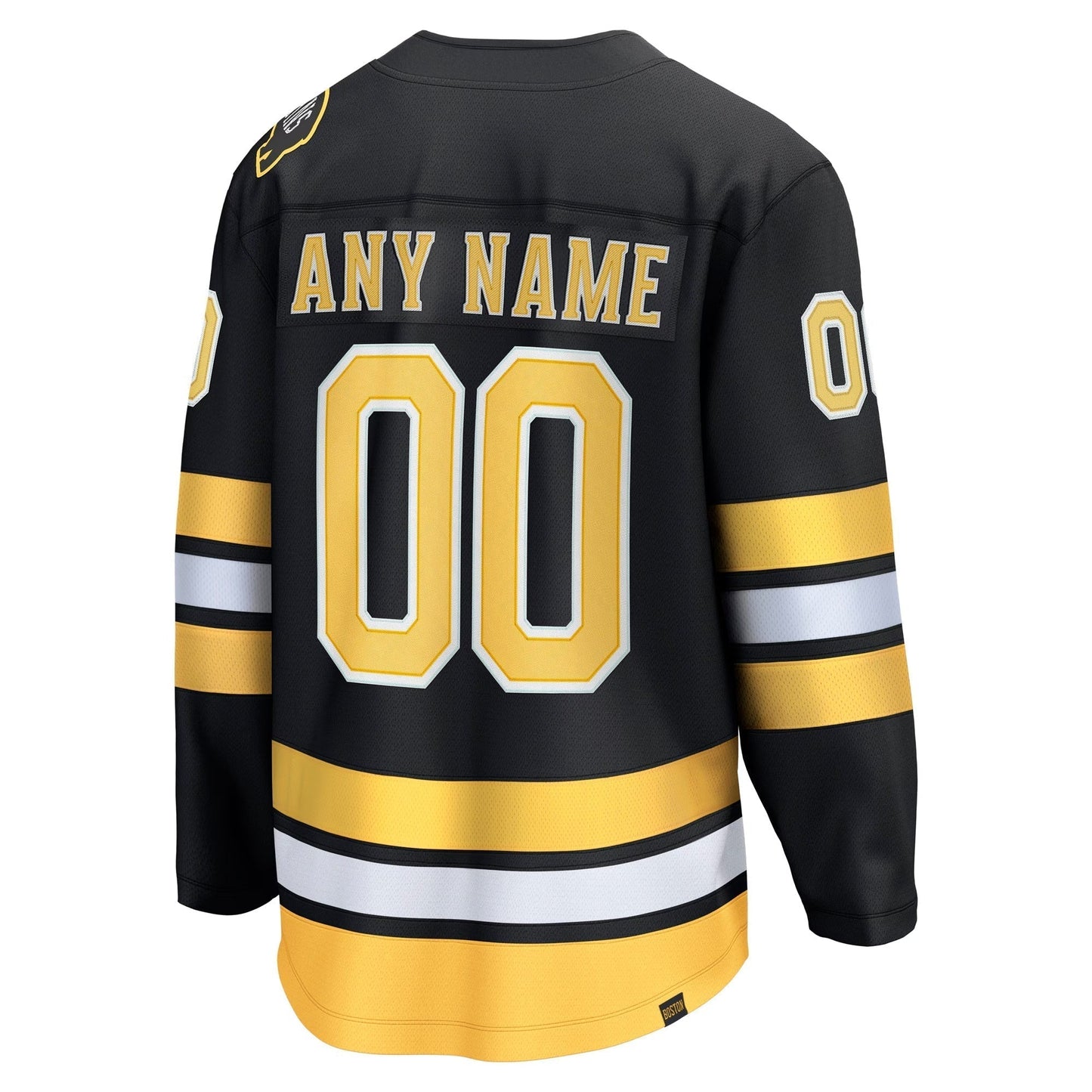 Boston Bruins Fanatics Home Breakaway Custom Jersey  Black