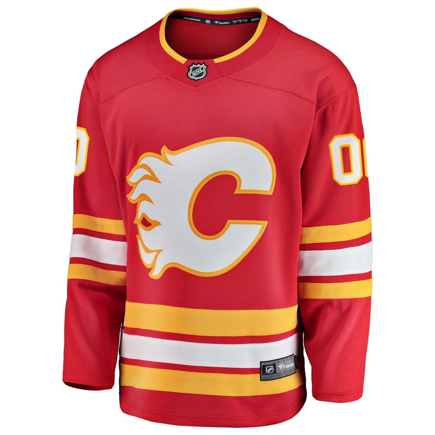 Calgary Flames Fanatics Home Breakaway Custom Jersey  Red