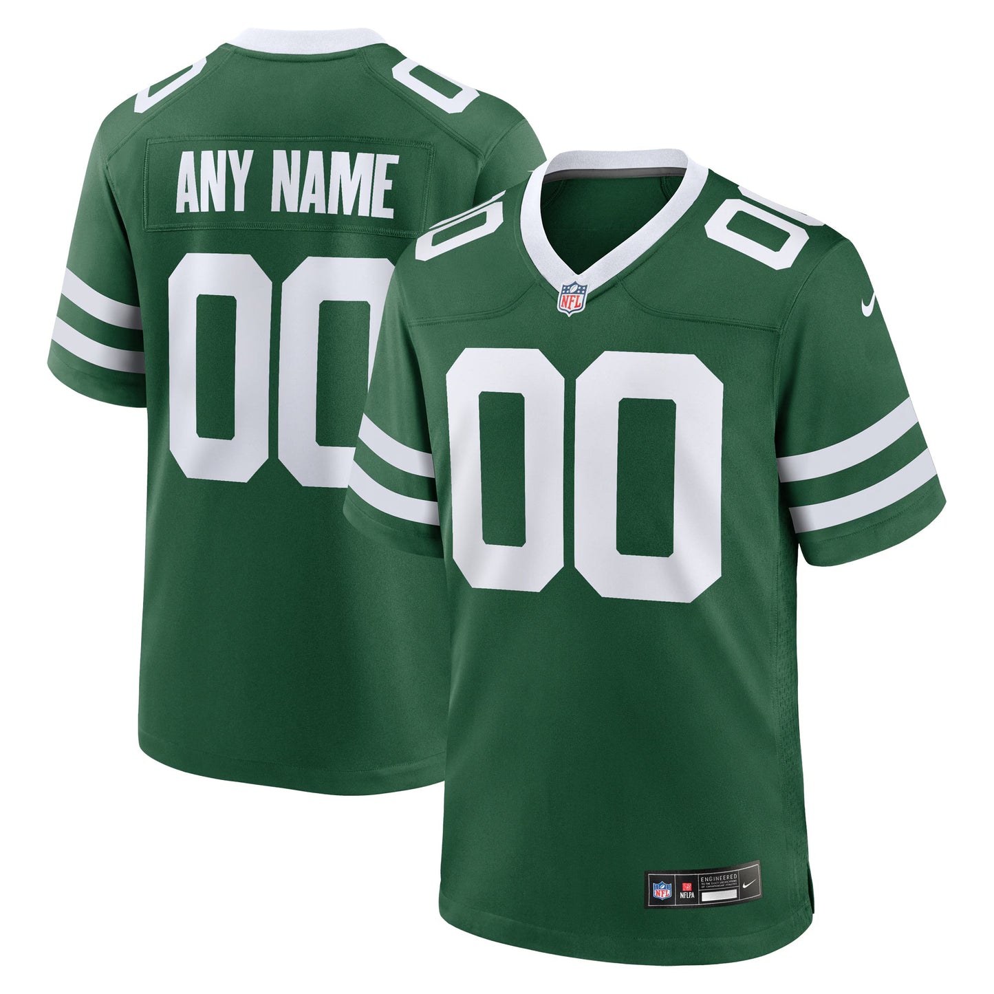 New York Jets Legacy Green Custom Game Jersey