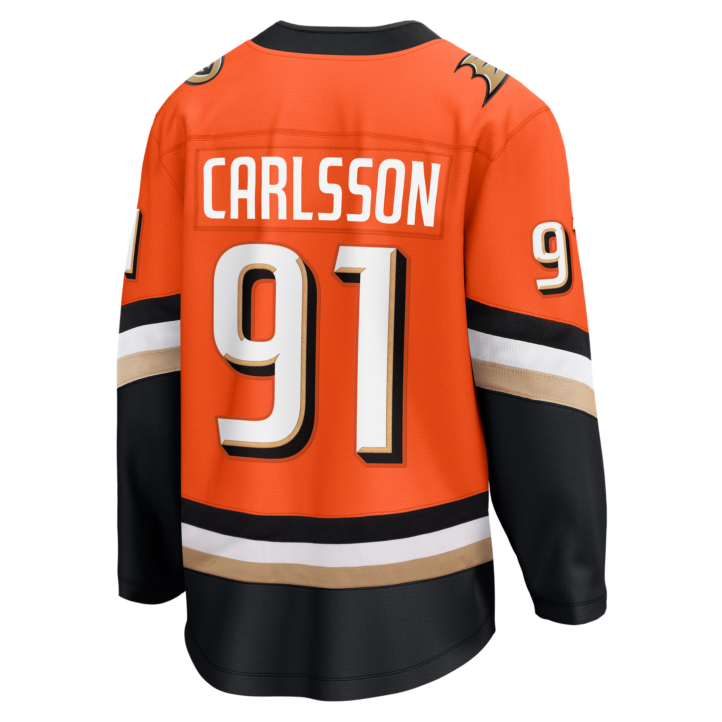 Leo Carlsson Anaheim Ducks Fanatics Home Breakaway Jersey  Orange