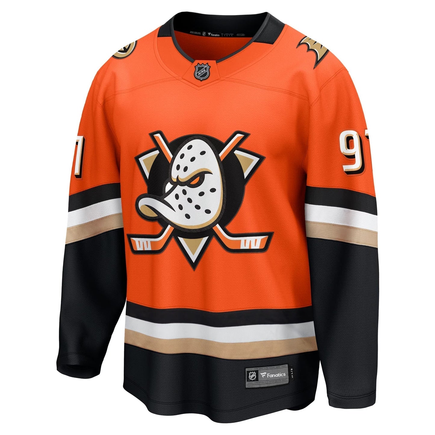 Leo Carlsson Anaheim Ducks Fanatics Home Breakaway Jersey  Orange