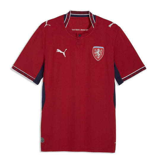 Puma Czech Republic National Team 2026 Home Supporter Edition Jersey  Red/Blue/White