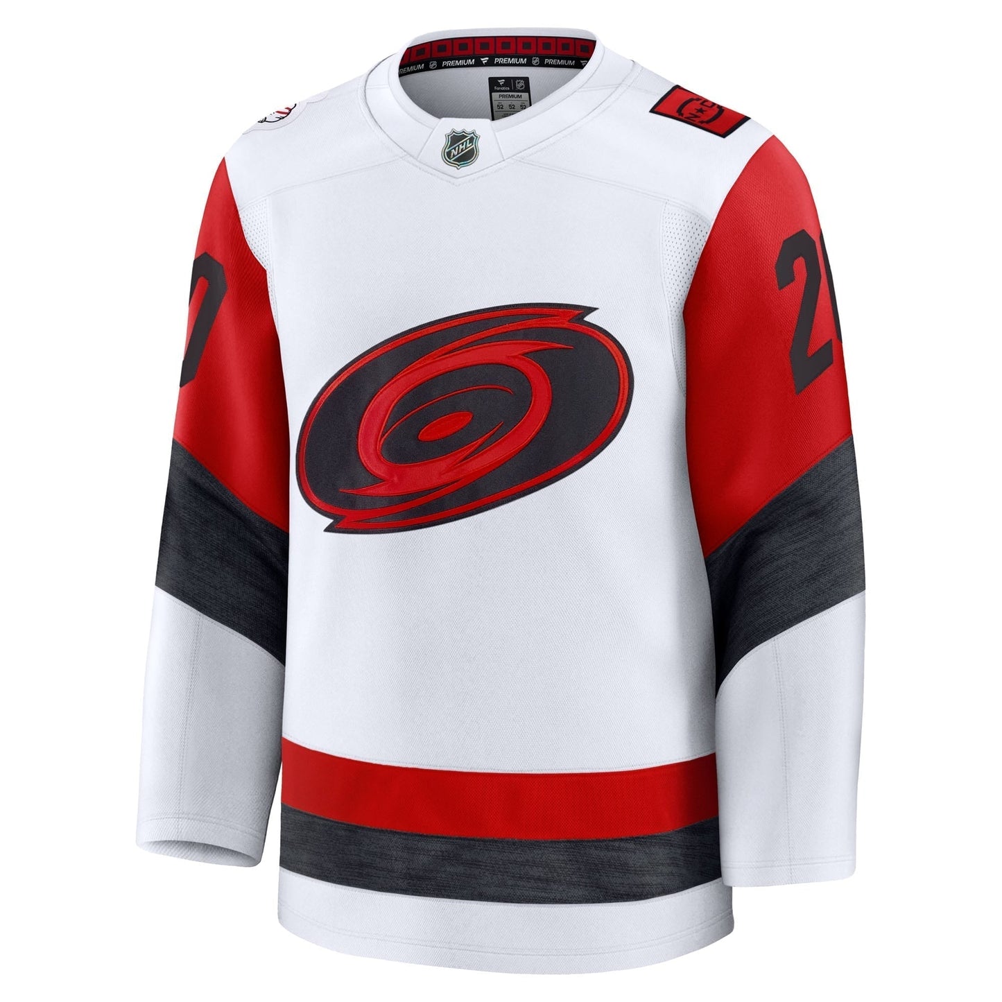 Sebastian Aho Carolina Hurricanes Fanatics Premium Away Jersey  White