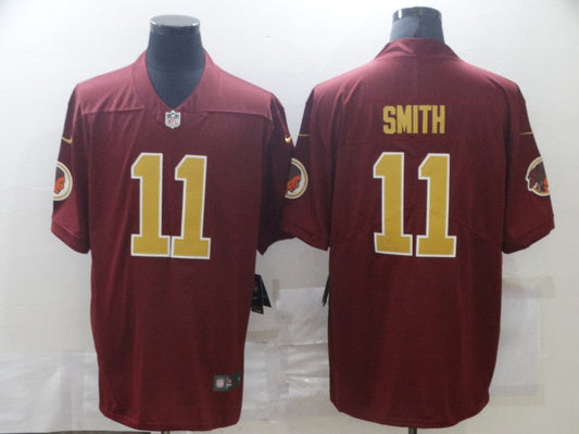 Men's Washington Commanders Alex Smith Red Game Player Jersey