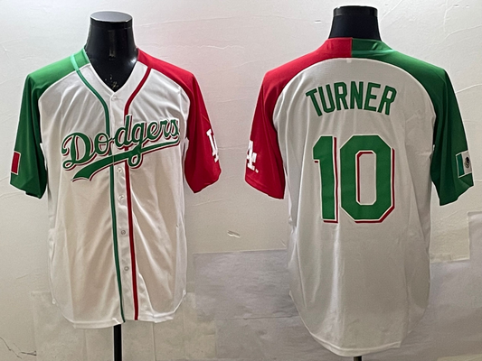 Men's Los Angeles Dodgers Justin Turner White Replica Player Jersey