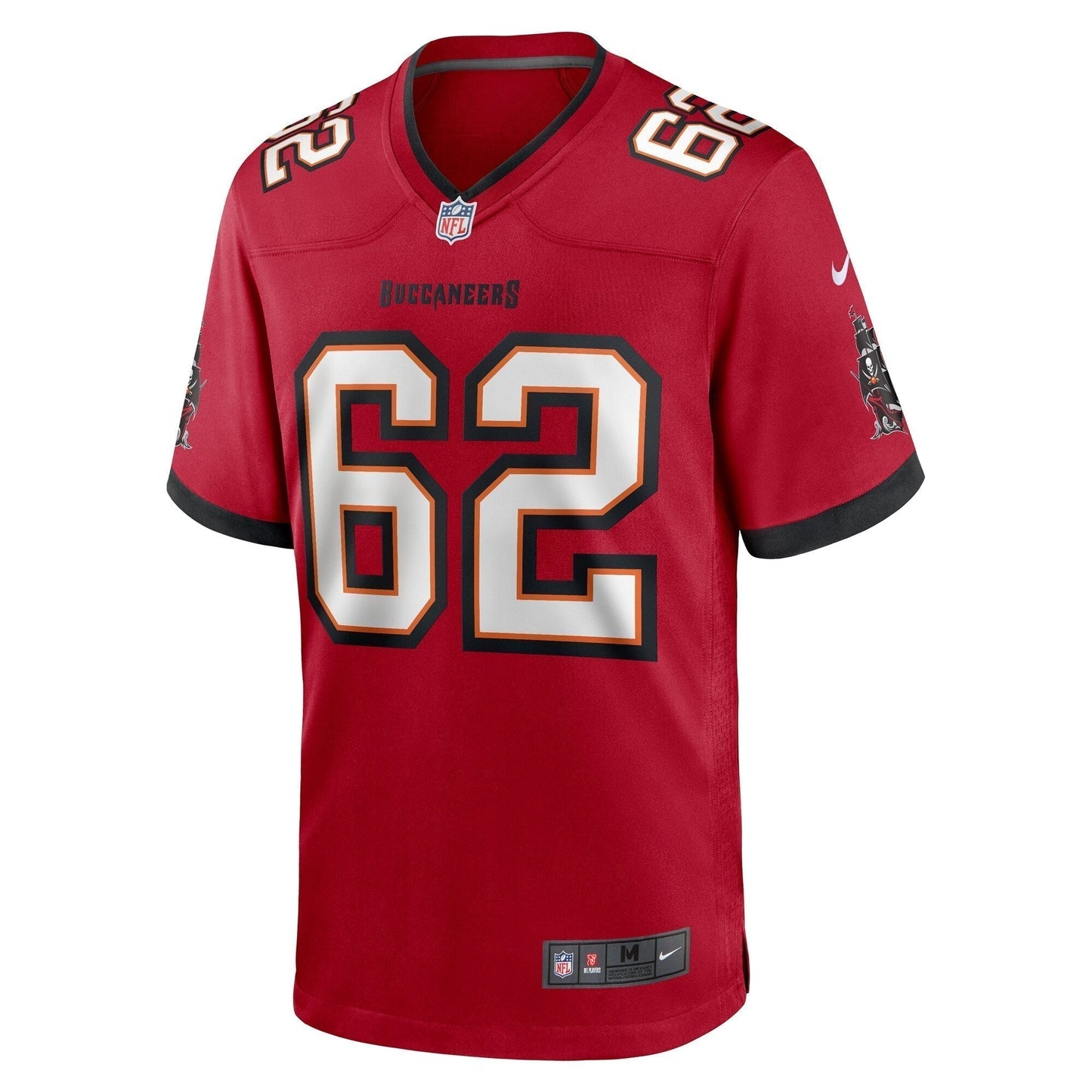 Graham Barton Tampa Bay Buccaneers Nike 2024 NFL active First Round Pick   Game Jersey - Red