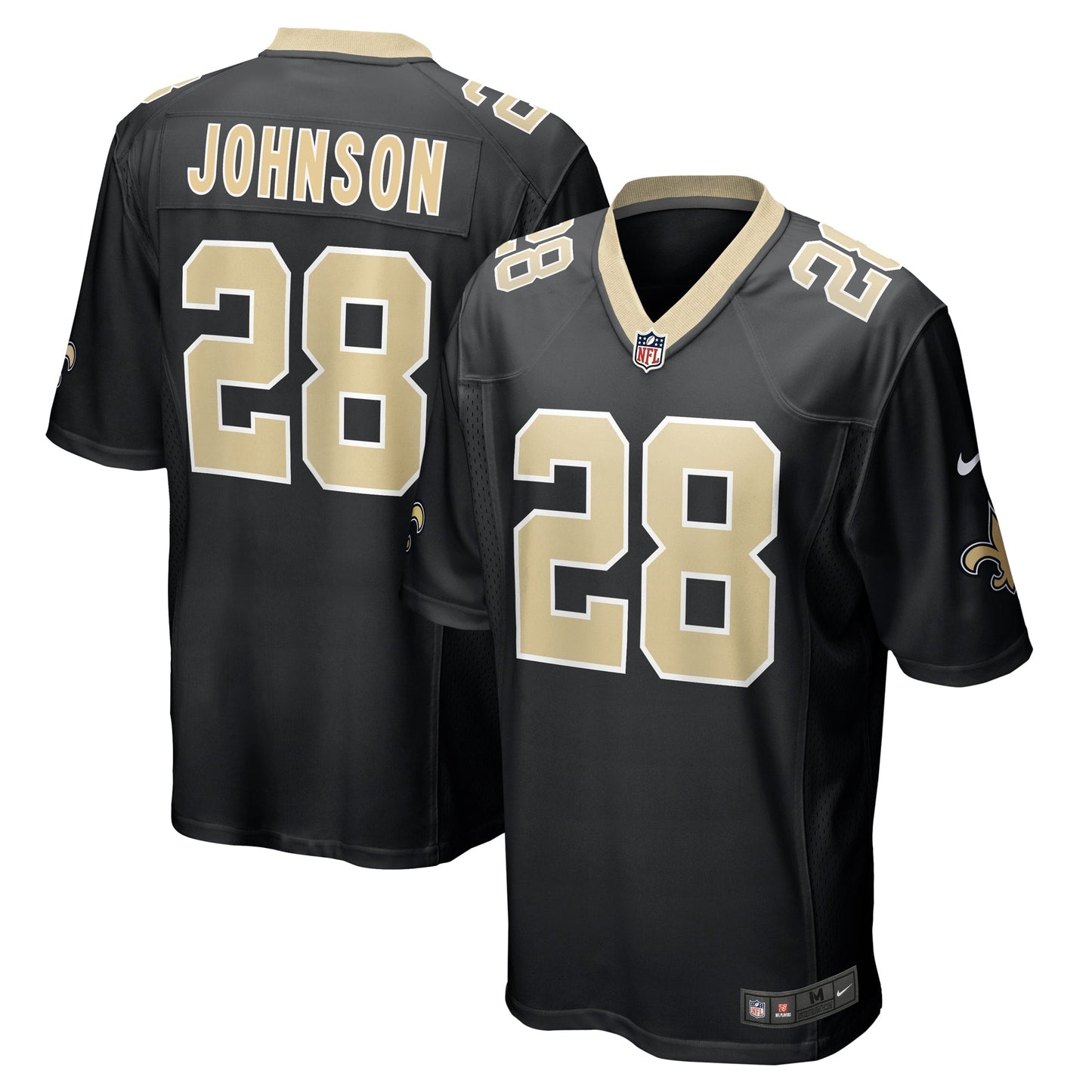 Lonnie Johnson New Orleans Saints Nike Game   Jersey - Black