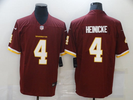 Men's Washington Commanders Taylor Heinicke Red Game Jersey
