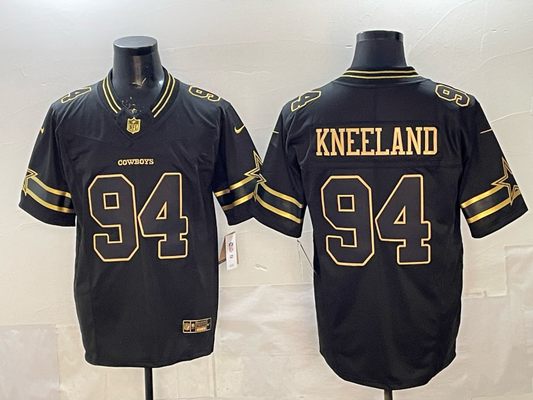 Men's Dallas Cowboys Drake Kneeland Black Game Jersey