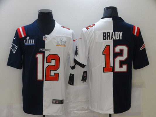 Men's Tampa Bay Buccaneers Tom Brady Blue/White Game Jersey